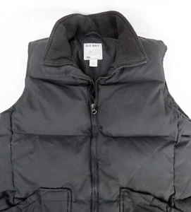 Old Navy Men's Medium Size Black Color Full Zip Puffer Vest - Picture 1 of 6