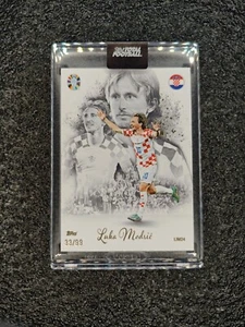 2023-24 Topps Total Football UEFA UCL Luka Modric 33/99 Limited Edition - Imagen 1 de 2