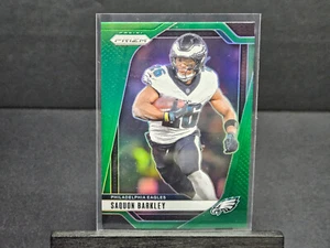 2024 Panini Prizm SAQUON BARKLEY GREEN COLOR MATCH #232 Philadelphia Eagles - Picture 1 of 1