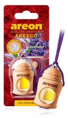 AREON Fresco FRTN15 Hanging Car and Home Air Freshener, Lavender (pack of 3) - Image 1 of 3