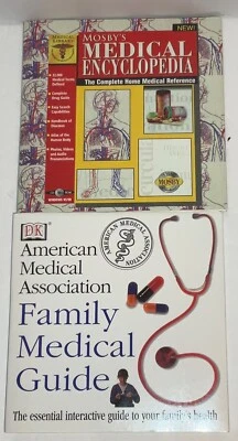 Mosby's Medical Encyclopedia CD-ROM 1997 and AMA Family Medical Guide - preowned - Image 1 of 3