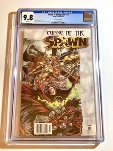 1997 Image Curse of the Spawn #10 ANGELA cover *RARE* Newsstand CGC 9.8 WP Pop 6 - Picture 1 of 8