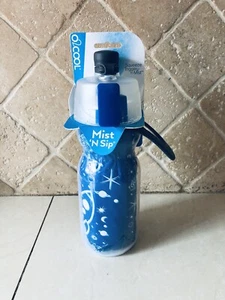 O2COOL Mist 'N Sip Misting and Drinking Squeeze Bottle, 12oz. Blue - Picture 1 of 4