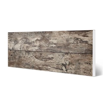 banjado Magnettafel 75x30cm Memoboard magnetisch Metall Pinnwand Alte Planken - Bild 1 von 4