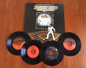 70's Disco Collection - LP's and 7" - 45 rpm Vinyls - Bee Gees, Trammps & More!! - Picture 1 of 6