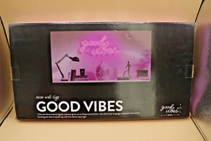 Good Vibes Neon Signs for Bedroom Wall Decor,Powered by USB Neon Light Purple - Picture 1 of 10