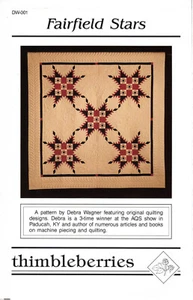 "Fairfield Stars" Thimbleberries Quilting Applique Pattern DW-001 New Uncut FF - Picture 1 of 6