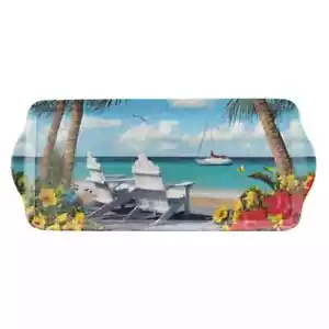 PIMPERNEL, "IN THE SUNSHINE" MELAMINE SANDWICH TRAY, NEW, 15.1" x 6.5" - Picture 1 of 7