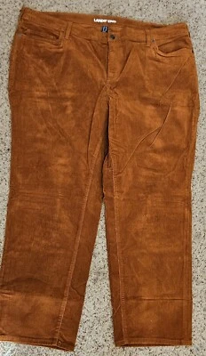 Nuevo con etiquetas Pantalones de Pana Lands’ End Bolsillos Bootcut Invierno Clásico Talla Grande 24W  Foto 1 de 3