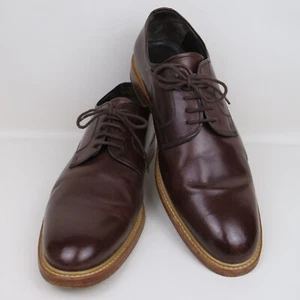 Crosby Square Men's Dark Brown Leather Steven’s Derby Shoes Size 12 #102591 - Picture 1 of 13