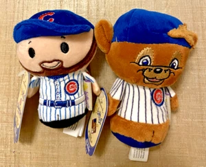 Chicago Cubs Special Edition BEN ZOBRIST & CLARK Itty Bittys MLB Plush NWT - Picture 1 of 1