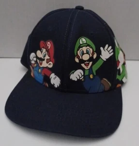 MARIO BROTHERS-Youth Baseball Hat-Nitendo-Mario-Luigi-Yoshi-Toad - 2014 - Picture 1 of 14