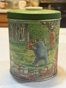 Milch Schokolade Tier Cracker Vintage bunte Dose Spieluhr - Bild 1 von 8