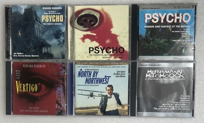 HERRMANN / HITCHCOCK CD Bundle - Psycho x 3, Vertigo, North by Northwest - Image 1 of 4