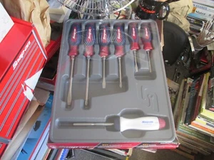 Schnappschraubendreher Set 7tlg. inkl. Magnetratschenschraubendreher verpackt - Bild 1 von 7