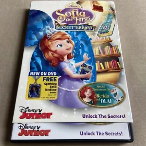 Sofia the First: The Secret Library (DVD 4 Episodes) W/ Slipcover Disney Junior - Picture 1 of 7