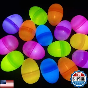 GiftExpress 150 Pcs Plastic Glow in the Dark Easter Eggs Non Electronic and 1 - Picture 1 of 5