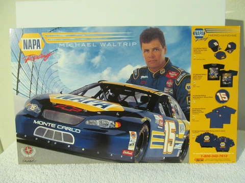 MICHAEL WALTRIP #15 NAPA MONTE CARLO EARNHARDT RACING 2002 POSTCARD Cover