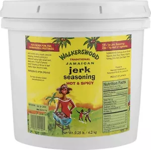 Walkerswood Traditional Jamaican Jerk Seasoning, Hot and Spicy, 128 Fl Oz - Picture 1 of 10