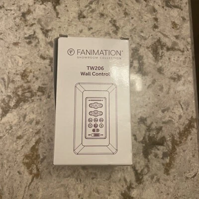 Fanimation 6 Speed DC Motor Ceiling Fan Wall Control Reversing - Part # TW206 - Image 1 of 4