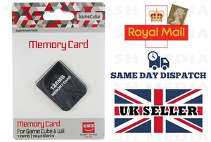 128MB MEMORY CARD FOR NINTENDO GAMECUBE & WII 2043 BLOCKS - NEW 