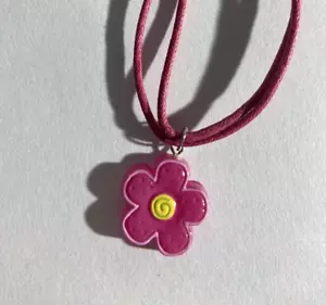 Y2K Flower Necklace - Picture 1 of 2