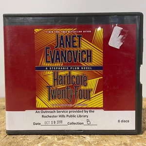 Hardcore Twenty-Four (24) by Janet Evanovich Ex Lib 6 CD Unabridged Audiobook - Picture 1 of 2
