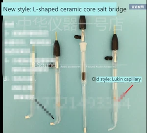 Labor Salzbrückenelektrolysezelle Lukinkapillare L-Typ Lukinkapillare - Bild 1 von 7