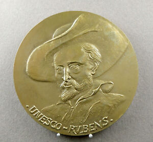 Unesco. Large Medal. Rubens 1977. By Santucci.