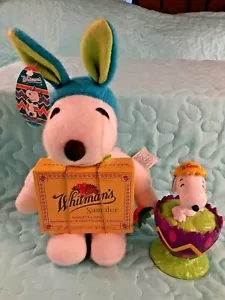 2 SNOOPY Peanuts Whitman's Ostern Süßigkeiten Behälter/Halter - Bild 1 von 12