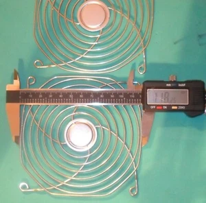 4-1/2 Inch Fan Shield Grille Finger Guard 118mm - Metal Center- New - Picture 1 of 2