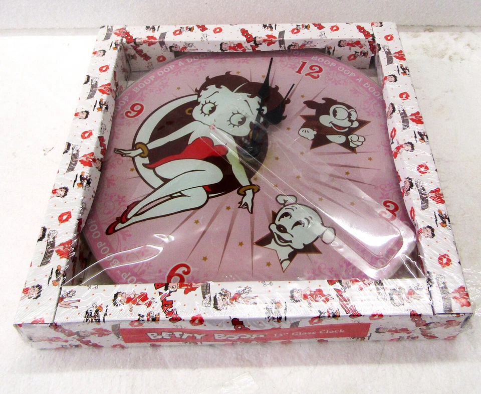 BETTY BOOP RELÓGIO DE PAREDE REDONDO 12 "MODELO N°: 10689 - Imagem 1 de 1