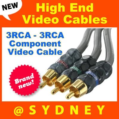 High-end Neotech 1.5m 3RCA - 3RCA Component Video AV Cable - RRP* $124.95 - Image 1 of 4