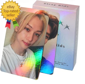 Stray Kids Laser Photocard 50Pcs Stray Kids Laser Card Kpop Stray - Picture 1 of 7