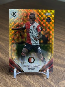 Yankuba Minteh 2023-24 Topps Chrome UEFA UCC #165 Gold Geometric /50 Rookie RC - Picture 1 of 2
