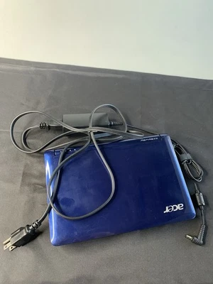 Acer Aspire одна серия модель ZG5 синий ноутбук с зарядным устройством протестирован и работает! - Изображение 1 из 4