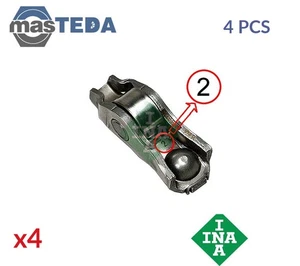 422 0222 10 CAMSHAFT VALVE ROCKER ARM INA 4PCS FOR BMW 3,5,1,4,6,X3,X5,Z4,2,X1,7 - Picture 1 of 5