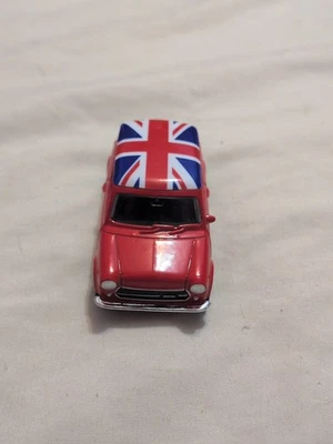 Welly Mini Cooper 1300 Red Union Jack England NO. 58242 Diecast Car - Image 1 of 4