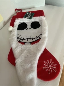 Nightmare Before Christmas Santa Jack Skellington 19"  Christmas Stocking - Picture 1 of 3