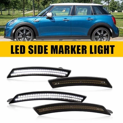 Luces de guardabarros LED delanteras traseras blancas M para Mini Cooper R55 R56 R57 R58 Foto 1 de 4