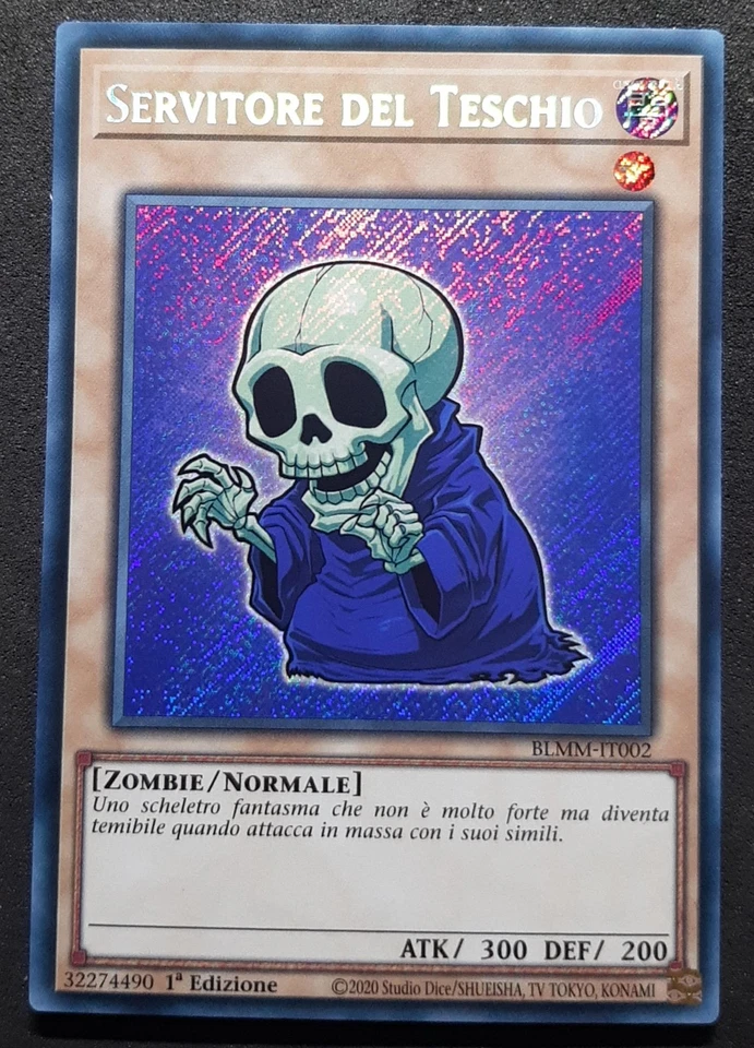 SERVITORE DEL TESCHIO Rara Segreta in Italiano (Skull Servant) BLMM-IT002 YUGIOH - Immagine 1 di 1