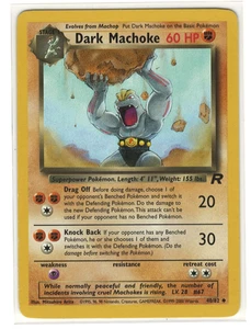 Pokémon Karte Dunkles Machoke 40/82 LP - Team Rocket - Lightly Played - Bild 1 von 2