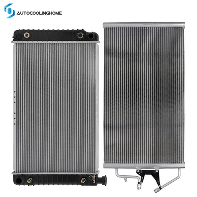 Cooling Radiator And AC Condenser For 1996 1997 1998 Chevrolet GMC C1500 C2500 — 第 1/4 张图片
