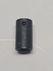 Snap On Tools 1/4 Drive 6 Point Shallow Impact 5/16 Socket Part# GM 10 B - Picture 1 of 6