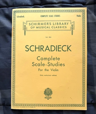 Violin Practice Book - Complete Scale Studies by Schradieck - Image 1 of 4