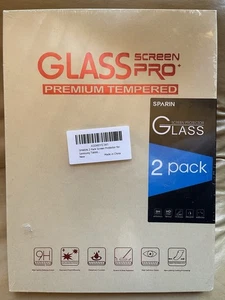 SPARIN, 2 Pieces Premium Tempered Glass Screen Protector Samsung Tablet - NEW - Picture 1 of 7