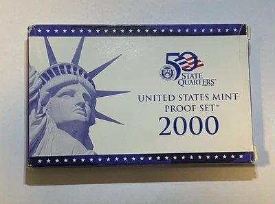 2000-S Proof Set 10 Piece, Original Packaging And Certificate Of Authenticity - Image 1 of 2