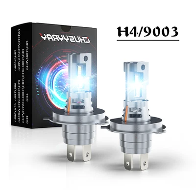 For MITSUBISHI Mirage 1997-2019 Headlight Kit H4 9003 White 6000K High-Low Bulbs - Image 1 of 4