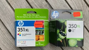 HP 350XL 351XL Original Druckerpatronen, Schwarz und Color 3 Farbkammern - Bild 1 von 3