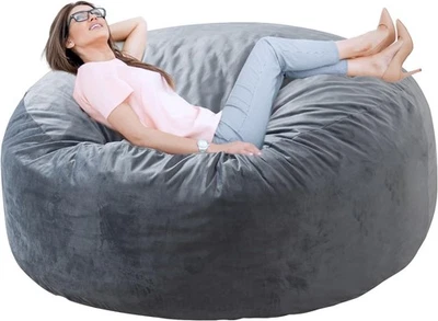 Bean Bag Chair For Adults With Memory Foam Filler Included Big Kids Beanbag Chai - Image 1 of 4